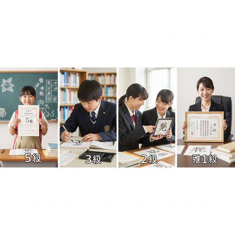 1.漢検は何級からすごいと評価されるのか