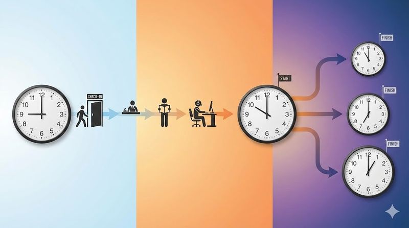 2.時間帯別のスケジュールと集合時間