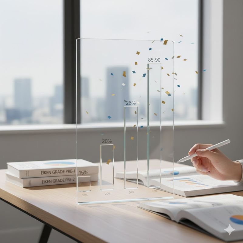 1.英検準一級の合格率と難易度