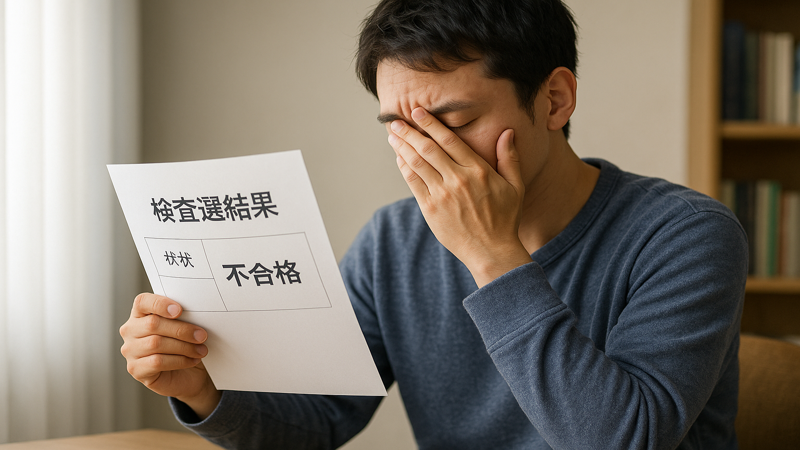 1.ウカロ(UCARO)で不合格を確認したときの心構え