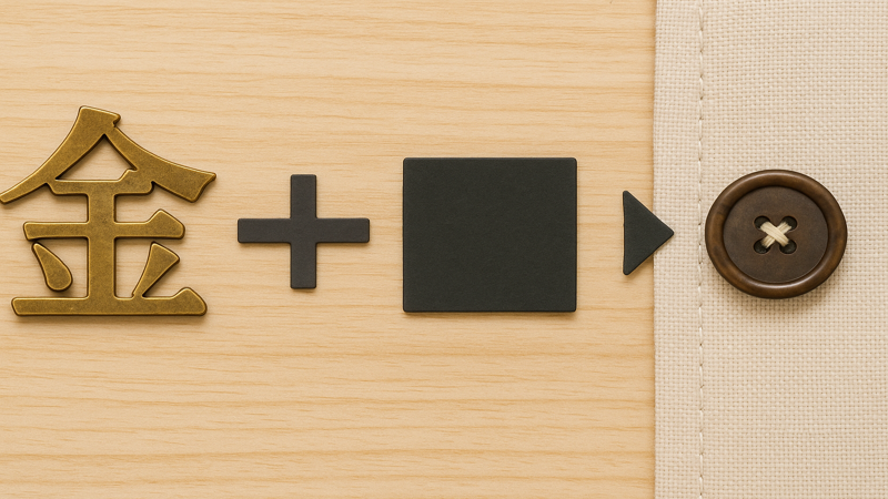 2.「釦」の漢字の成り立ちと由来