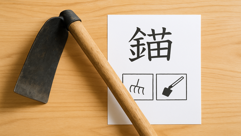1.「鍬」の読み方と基本情報