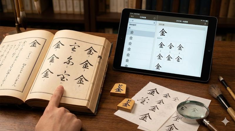 2.金崩し字の読み方の基礎