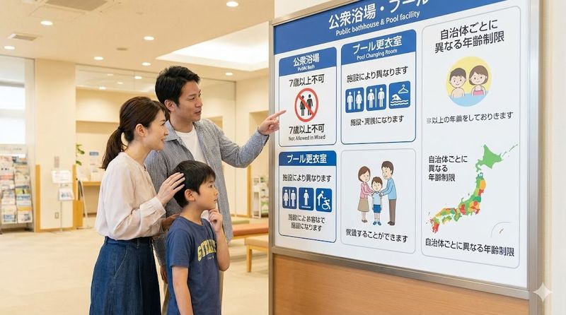 1.小学校6年生の混浴・プール更衣室は何歳までOK？