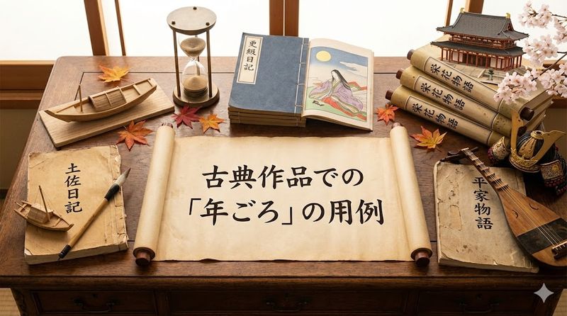3.古典作品での年ごろの用例