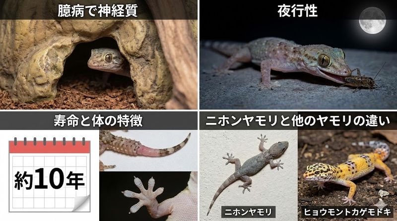 2.ヤモリの性格と特徴を知ろう