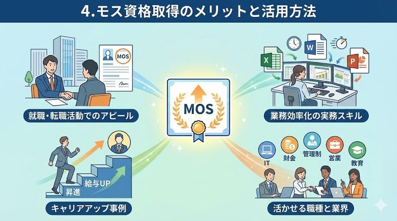 4.モス資格取得のメリットと活用方法