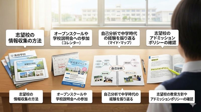 2.志望理由書を書く前に準備すべきこと
