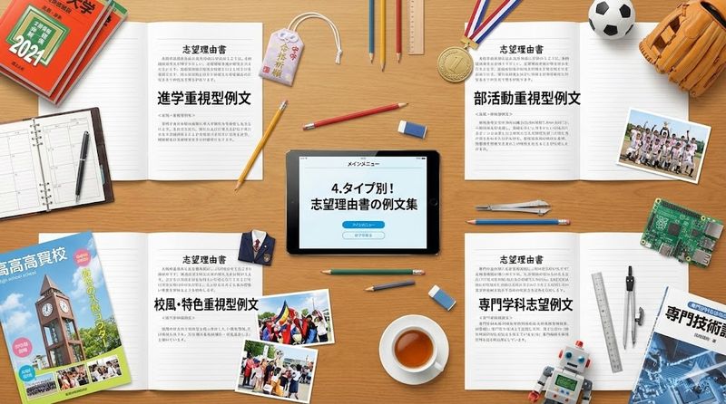 4.タイプ別！志望理由書の例文集