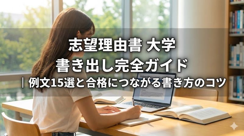 志望理由書 大学 書き出し完全ガイド｜例文15選と合格につながる書き方のコツ