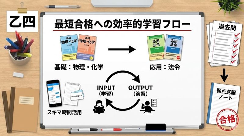 3.最短で合格するための効率的な勉強方法
