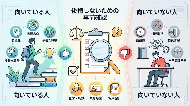 4.n高等学校が向いている人・向いていない人