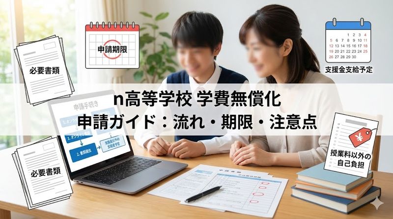 4.n高等学校の学費無償化の申請方法と注意点