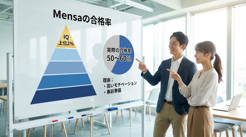 1.メンサ試験の合格率とは