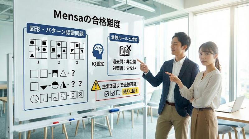 2.メンサ試験の難易度と特徴