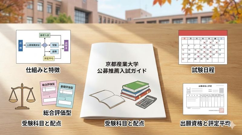 1.京都産業大学公募推薦入試の基本情報