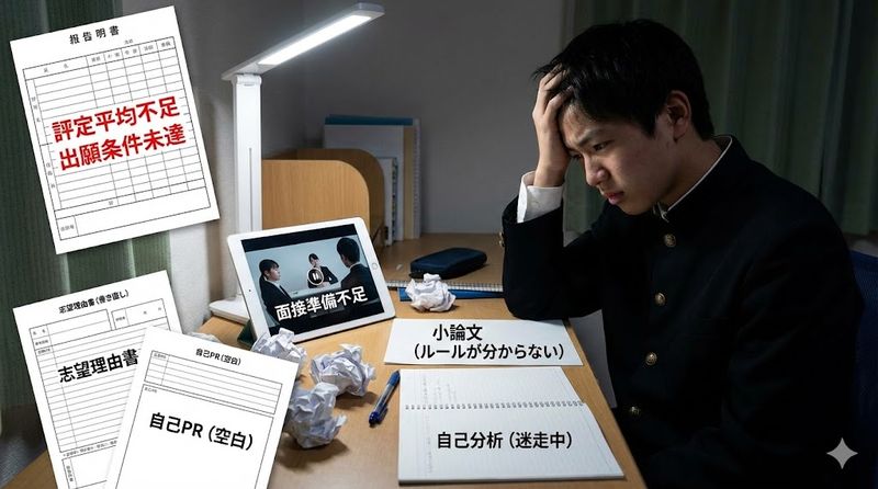 3.学校推薦型選抜で落ちる人の特徴と原因