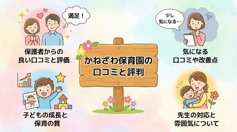 3.かねざわ保育園の口コミと評判