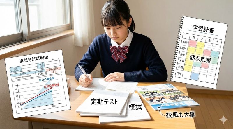 4.偏差値を活用した高校受験対策