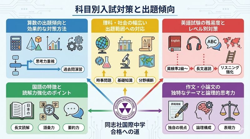 3.科目別の入試対策と出題傾向