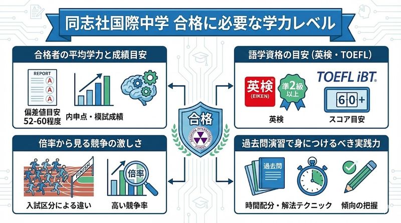 4.同志社国際中学合格に必要な学力レベル