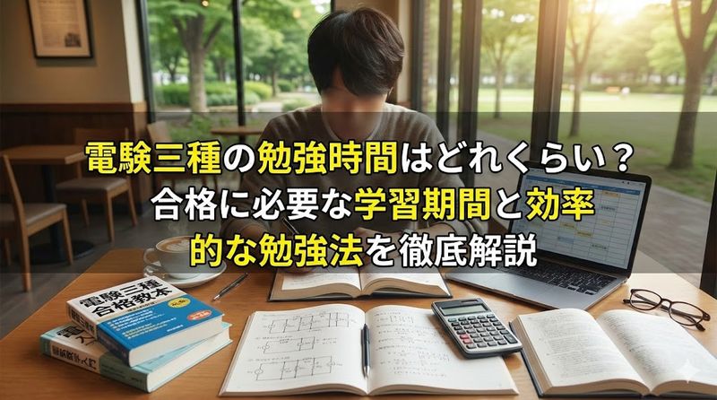 電験三種の勉強時間はどれくらい?合格に必要な学習期間と効率的な勉強法を徹底解説
