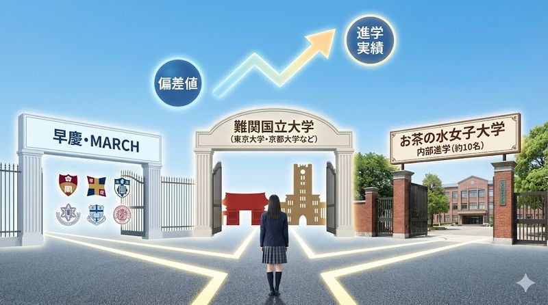3.お茶の水女子大学附属高等学校の進学実績