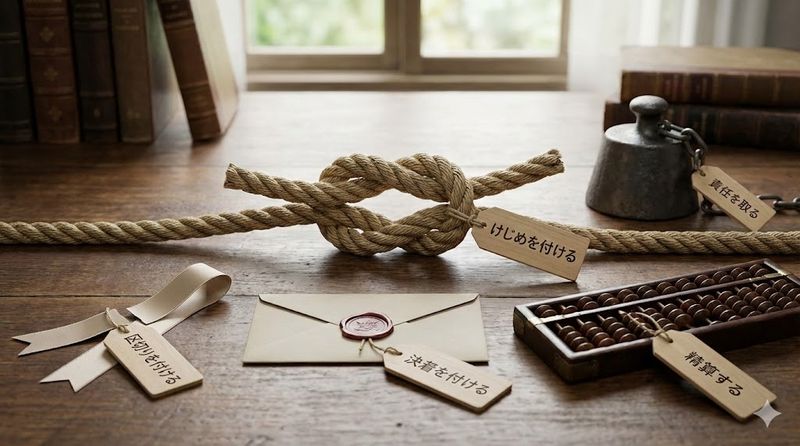 3.けじめを付けるの類語と言い換え表現