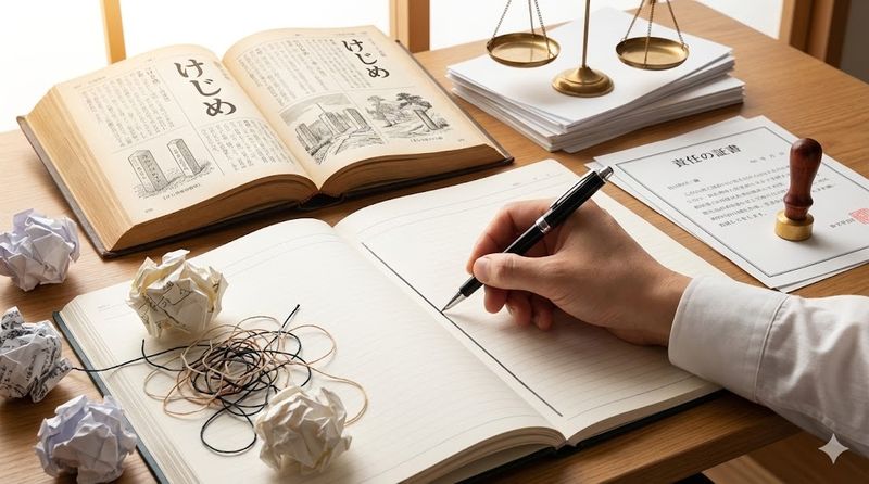 1.ケジメをつけるの基本的な意味