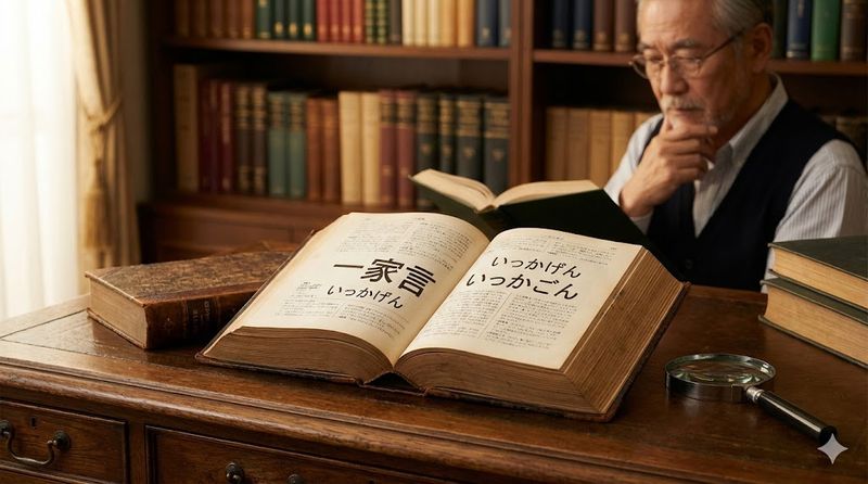 1.一家言(いっかごん)の基本的な意味