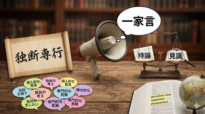3.一家言の類義語と言い換え表現
