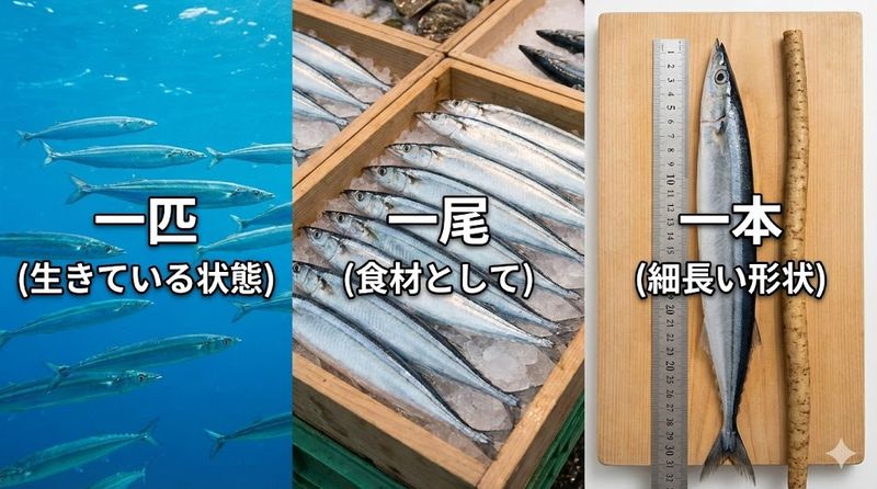 1.さんまの基本的な数え方