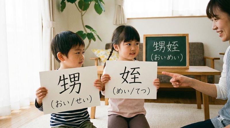 1.甥・姪の基本的な読み方