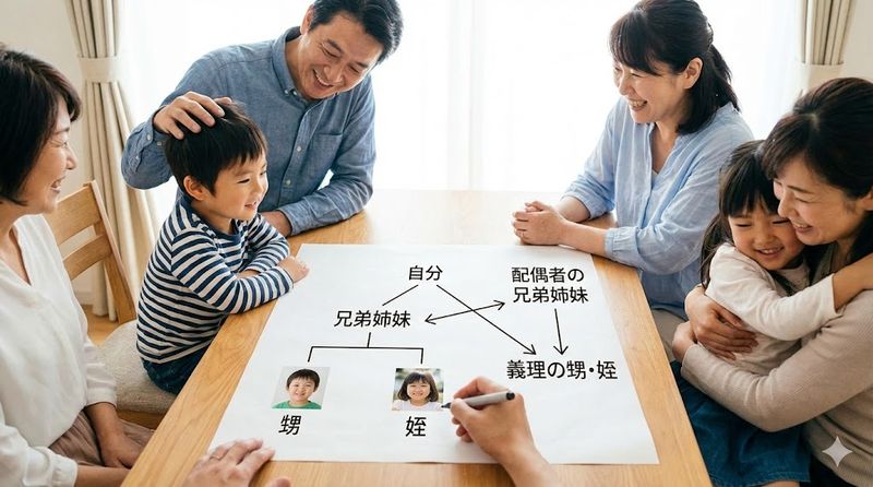 2.甥・姪の意味と使い分け