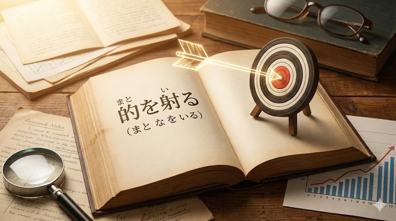 1.的を射るの読み方と基本情報