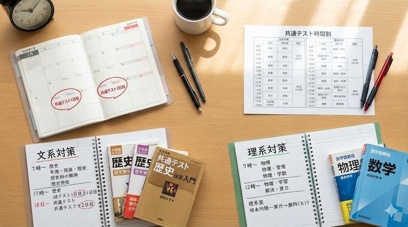 1.共通テスト時間割の基礎知識