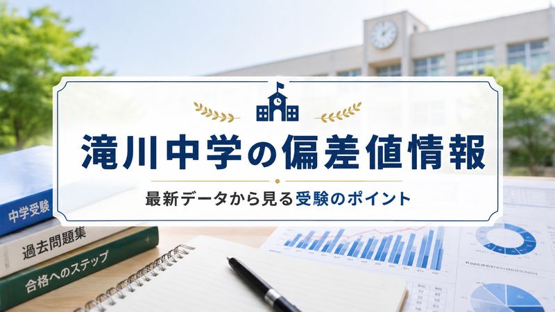 1.滝川中学の偏差値情報