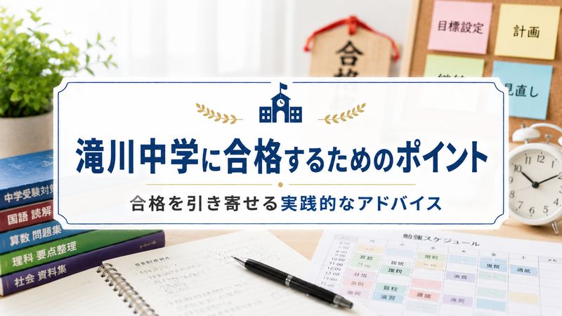 4.滝川中学に合格するためのポイント