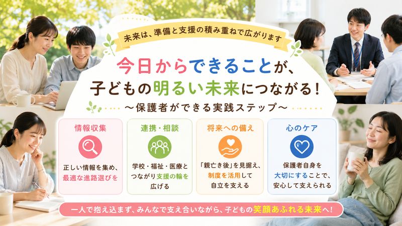 4.保護者が今からできる子どもの将来を広げるための準備【実践ガイド】