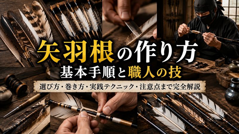 3. 矢羽根の作り方:基本手順と職人の技