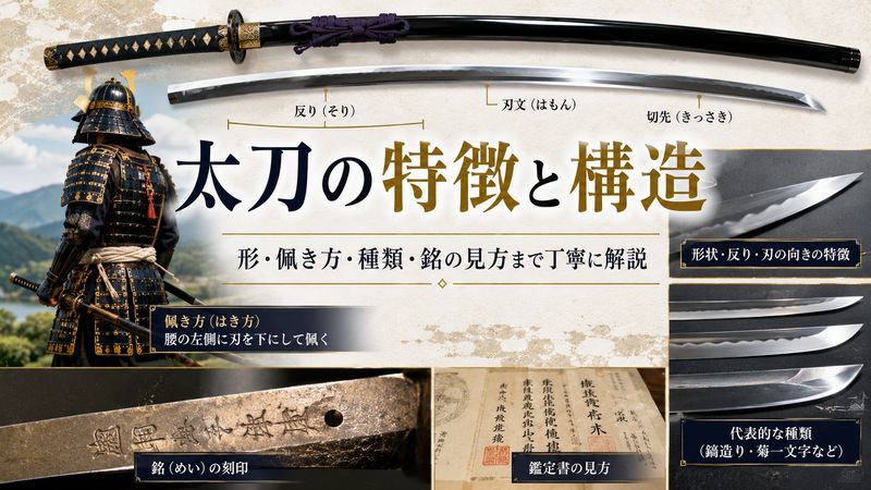 2.太刀の特徴と構造
