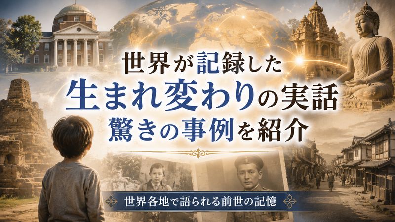 2.世界で記録された生まれ変わりの実話・有名事例
