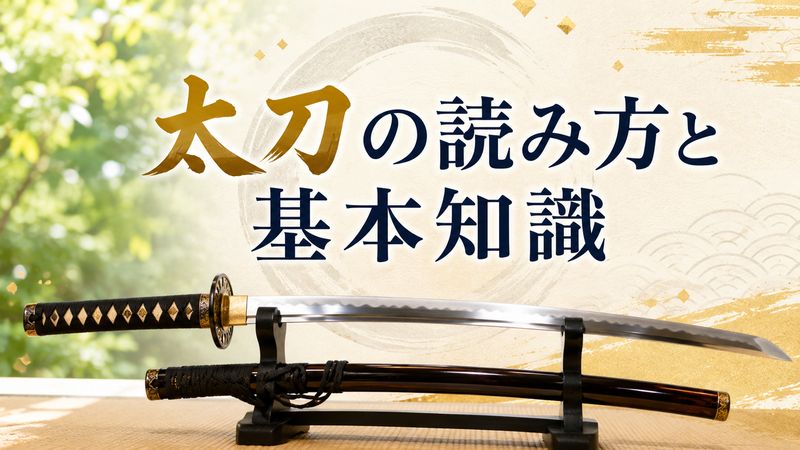 1.太刀の読み方と基本知識