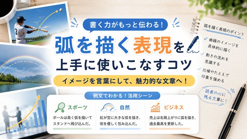 4.「弧を描く」を自分の文章や表現に活かすコツ