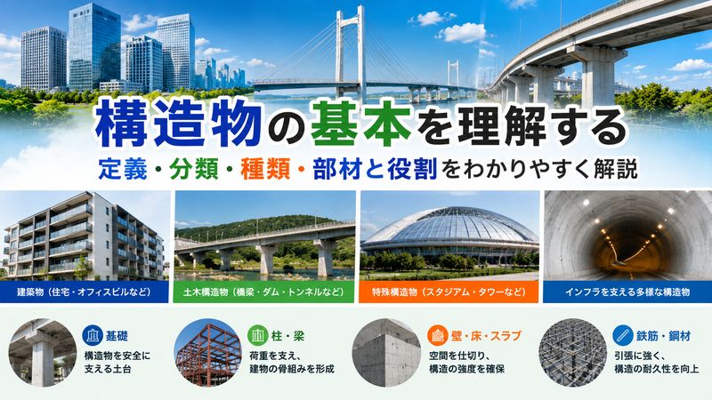 1. 構造物とは何か？基本的な定義と分類