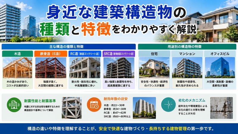 2. 身近な建築構造物の種類と特徴