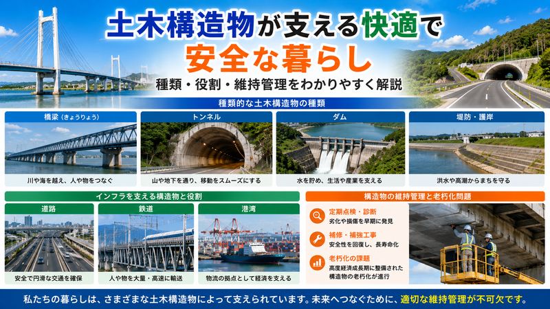 3. 土木構造物の種類と私たちの生活への影響