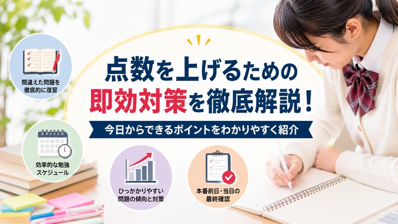 2. 効果測定の点数を上げるための即効対策